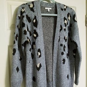 Maurices Leopard cardigan